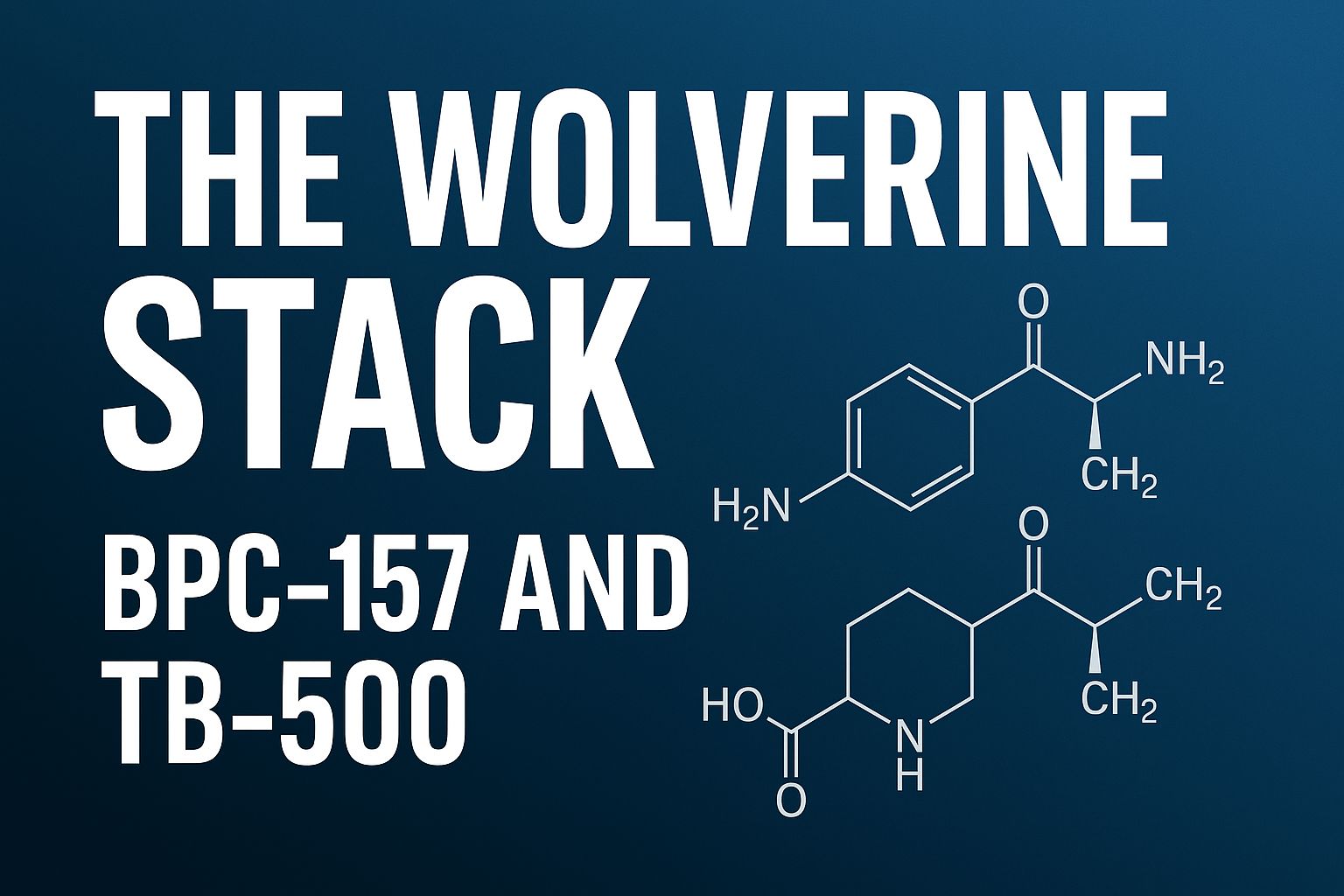 The Wolverine Stack: BPC-157 + TB-500 Peptide Guide for Recovery & Healing